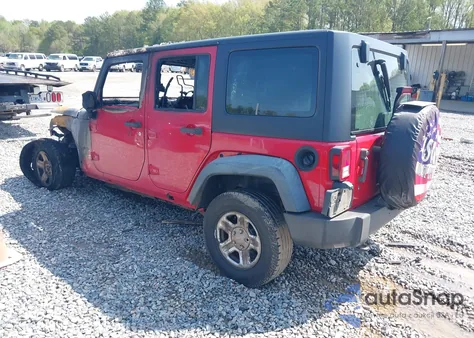2011 Jeep Wrangler Unlimited Sport Rhd из США, поврежденный, VIN 1J4BZ3H17BL638996